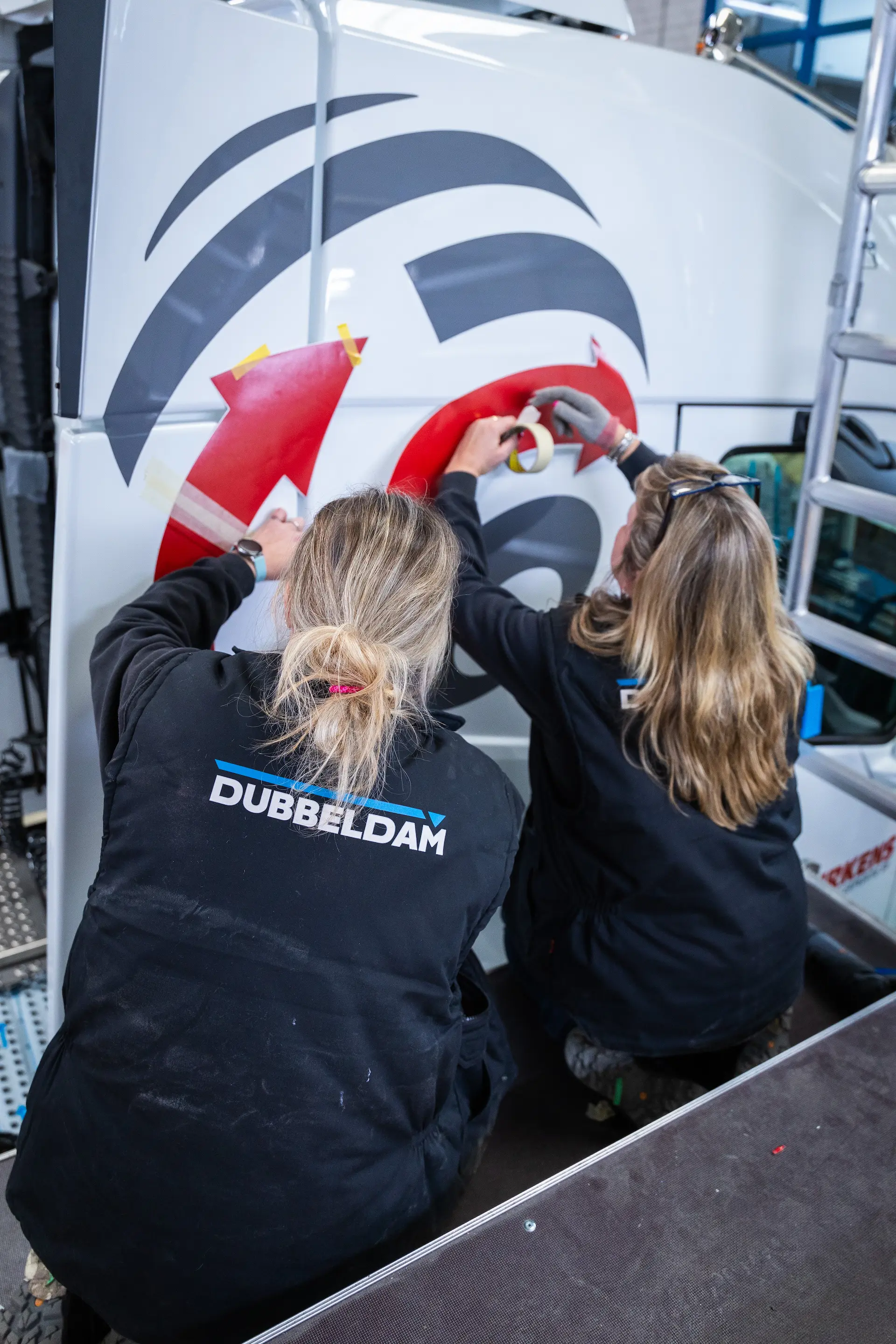 Dubbeldam-Zwijndrecht-belettering collega's